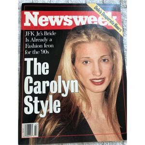 Newsweek Magazine October 21 1996 The Carolyn Bessette Style